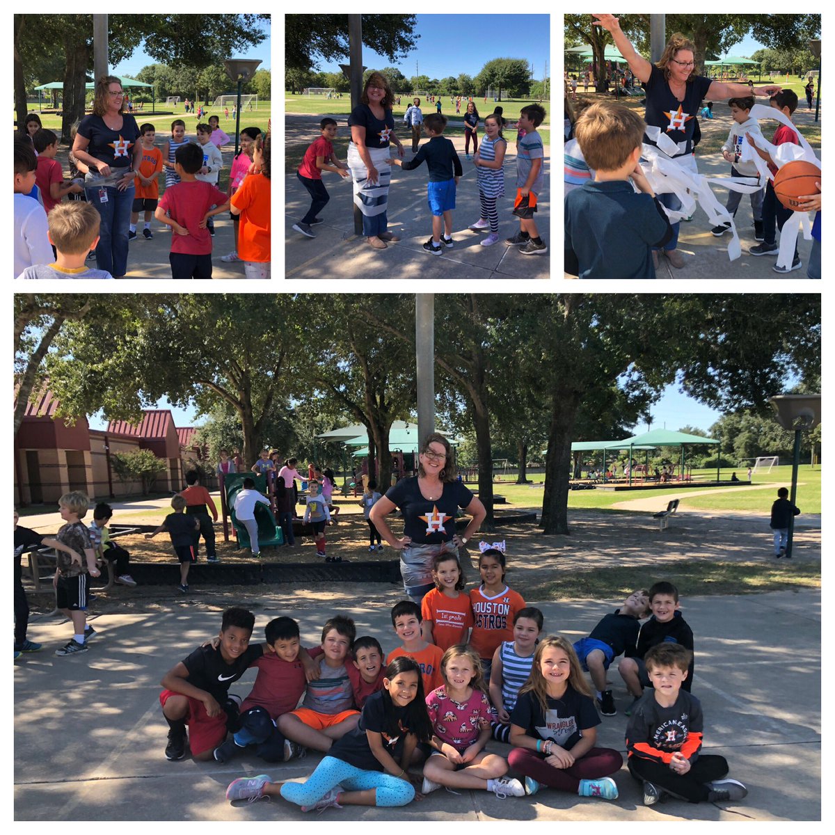 susan_priestley's tweet photo. Had a fun recess being duct taped to a pole and wrapped in toilet paper for our fundraising reward! #jwepride #adventuredash https://t.co/ioPXvEc145