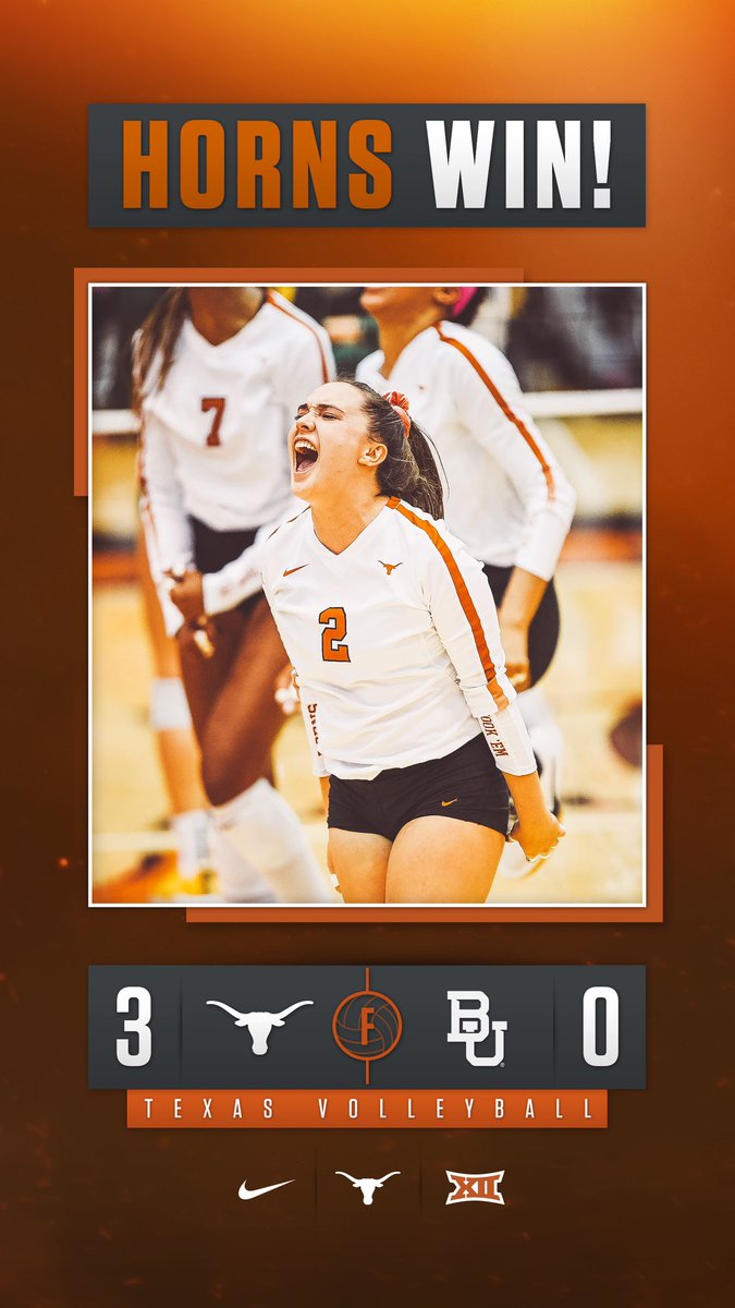 TexasVolleyball's tweet photo. Hook ‘em 🧹 https://t.co/Al7am61YTq