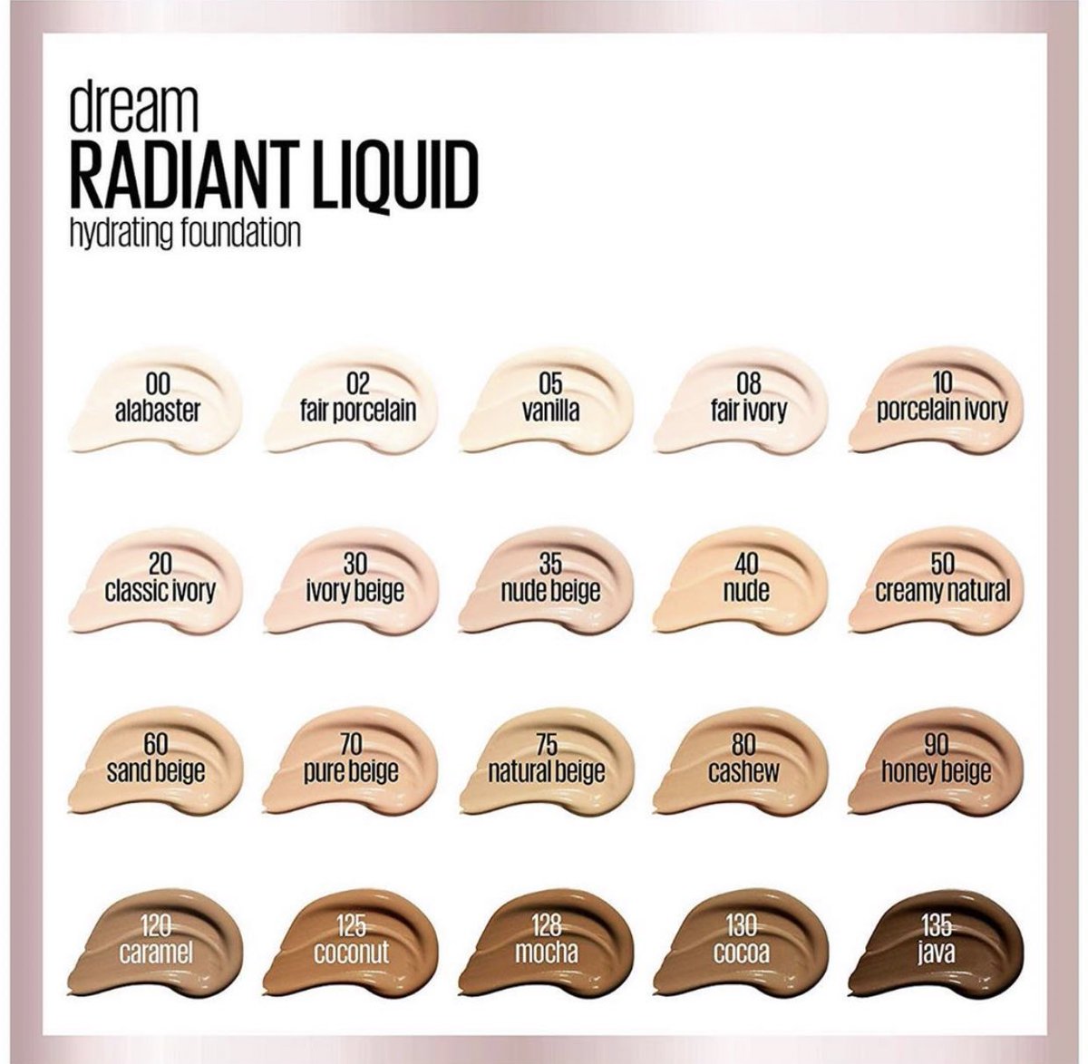 maybelline foundation dream radiant