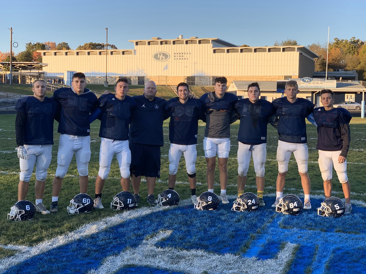 ShawnLiotta's tweet photo. In two days this special group will play their final home game @BSDBucs We can not thank our eight 2019 seniors enough for all of their efforts and dedication to turning this football program around.  Winners on the field, but more importantly high-character young men. Thank You! https://t.co/BUZbb7ASdX