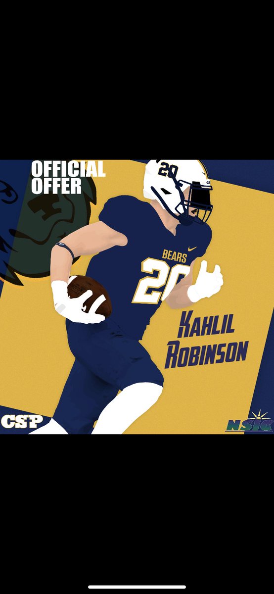 RobinsonKahlil's tweet photo. I’m extremely blessed and thankful to receive my first offer from University of Concordia St. Paul!!🐻 https://t.co/sKbHC1oAFy