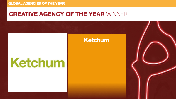 Provoke_News's tweet photo. #GlobalSABRE19 Winner GLOBAL AGENCIES OF THE YEAR | CREATIVE @KetchumPR https://t.co/XBzUECrhsu