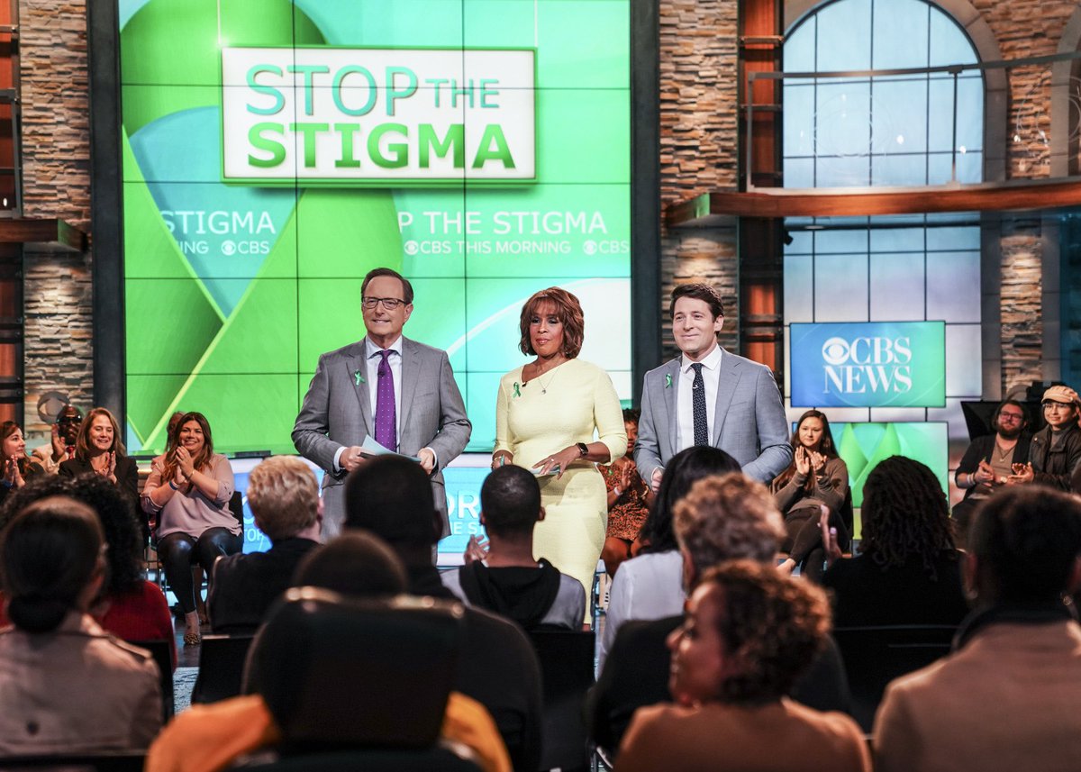 CBSMornings's tweet image. This morning we did something we had never done before. We dedicated our entire 8 a.m. hour to a conversation about #mentalhealth in front of a live studio audience.

Our goal is to #StopTheStigma surrounding mental health. 

ICYMI ▶️ cbsn.ws/340rjQm