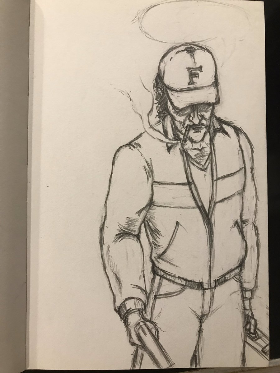 DuffComics's tweet photo. I haven’t pencilled in years. Years! I challenged myself to pencil a splash page as if I was handing it off to an inker. I’m pleased so far. Back in the day I blew through pencils to get to the sweet, sweet inking and often wasn’t happy with the results. #DuffComics https://t.co/1p6IN4hCbD