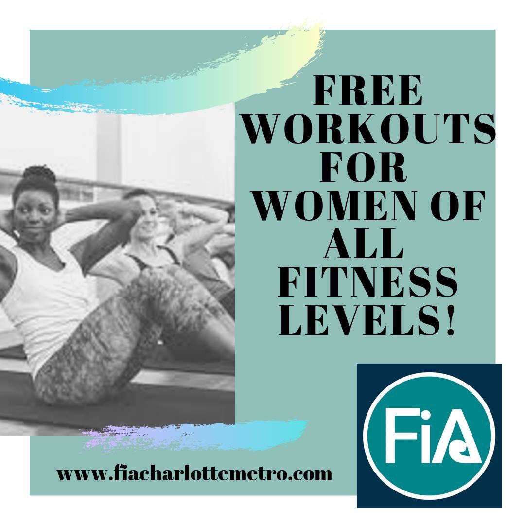 Check out the workouts we offer — free workouts every single day of the week fiacharlottemetro.com