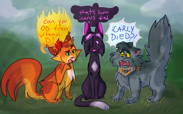 warrior cats firestar graystripe and ravenpaw