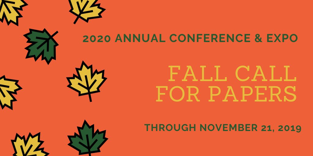 Want to join us in Boston as a presenter? The Fall Call for Papers for #AOTA20 is now open. Submit proposals for Posters, Conversations That Matter, and our new "Occupation Stations" through Nov. 21st. ow.ly/6uzY50wSsEn