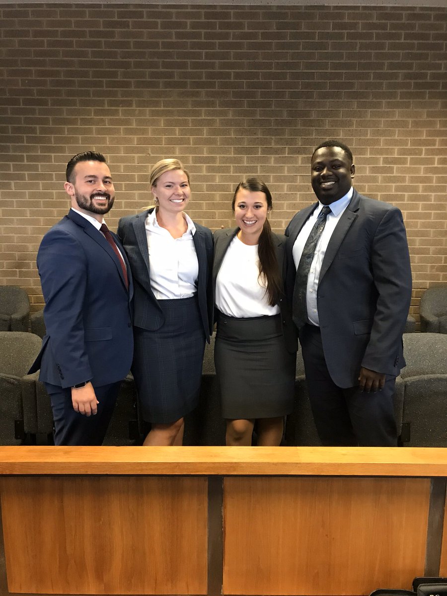 KevKita's tweet photo. Good luck to @AkronLaw_Trial's Tournament of Champions team - Cole Blakeley, Lauren Coriell, Cassandra Rosa, and Imokhai Okolo - competing this week for a shot at a National Championship! https://t.co/eITKgYflX8