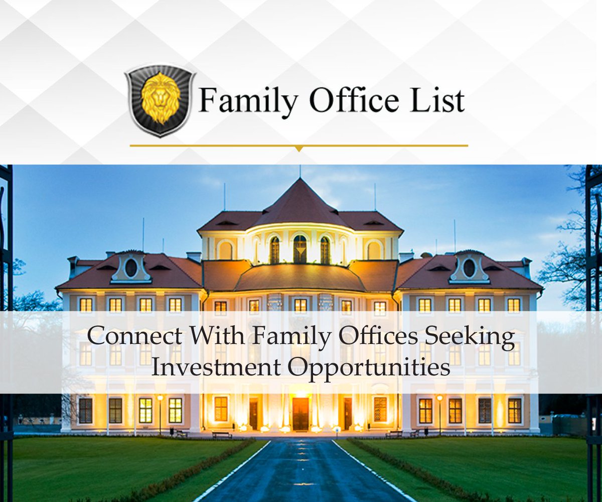 RobinWi19732797's tweet photo. #FamilyOffices have become more forward-facing over the past years for many reasons, primarily better #DealFlowExposure.
Our platform is designed for the #AssetRaisingProfessional & will accelerate outreach to well-suited #FamilyOfficeInvestors: https://t.co/mmeNB2CvjF
#UHNW https://t.co/FeC6kkuc5K