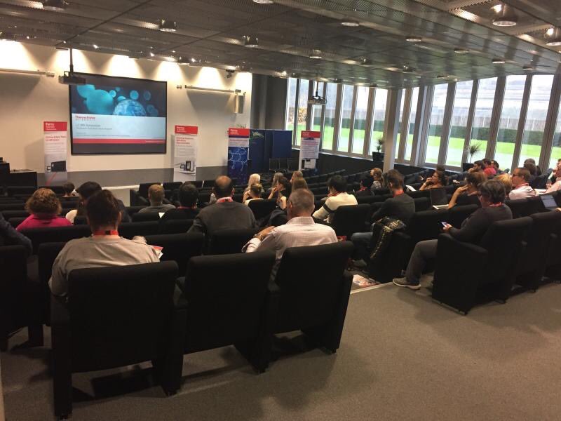 gjust67's tweet photo. A big thank you to @CRUK_BI in Glasgow for allowing us to host our @thermofisher LC-MS Symposium. We had some great talks from some great speakers covering a wide range of applications #proteomics #metabolomics #biopharma #clinicalresearch #metID #environmental #complexchemistry https://t.co/AIRkOi72aD