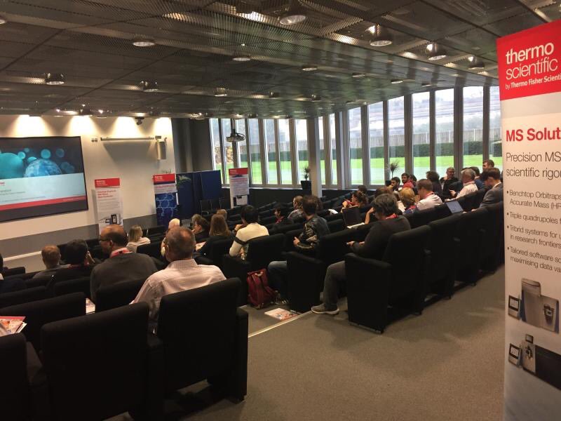 gjust67's tweet photo. A big thank you to @CRUK_BI in Glasgow for allowing us to host our @thermofisher LC-MS Symposium. We had some great talks from some great speakers covering a wide range of applications #proteomics #metabolomics #biopharma #clinicalresearch #metID #environmental #complexchemistry https://t.co/AIRkOi72aD