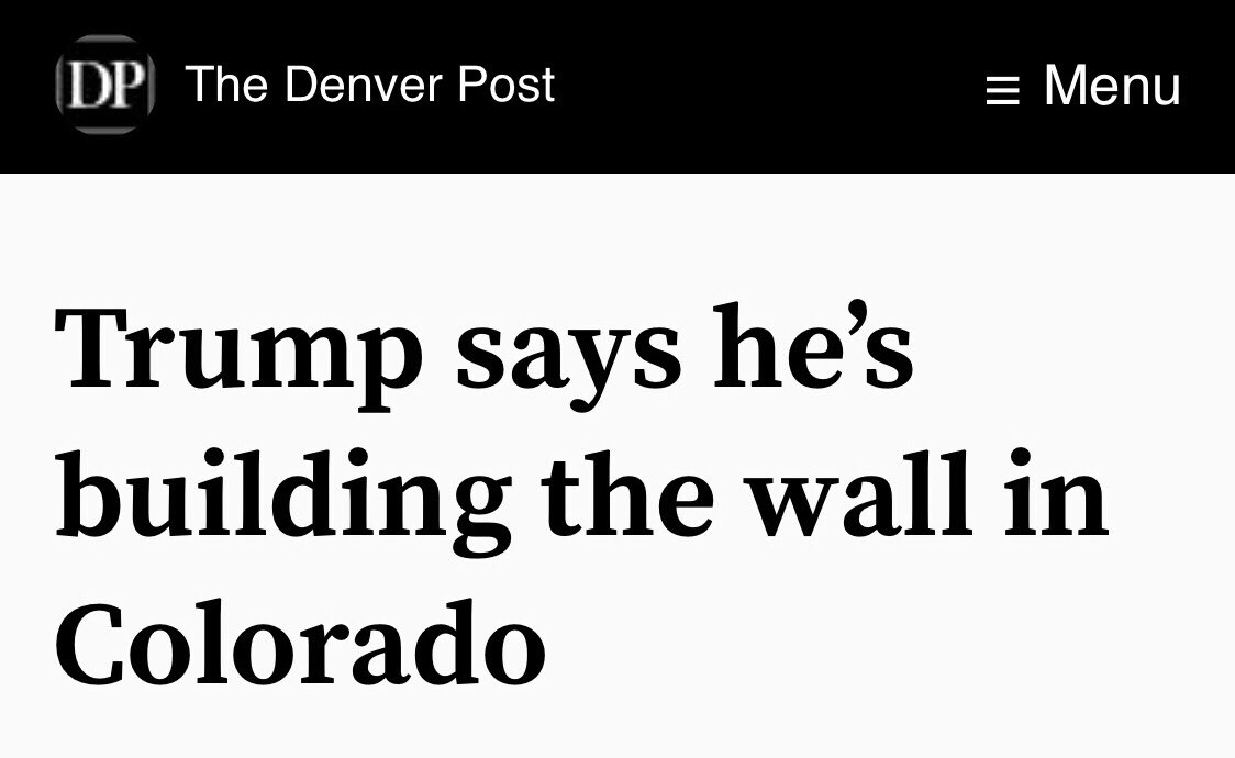 Governor Jared Polis On Twitter Well This Is Awkward Colorado Doesn T Border Mexico Good Thing Colorado Now Offers Free Full Day Kindergarten So Our Kids Can Learn Basic Geography Https T Co 5g1xoyyafu