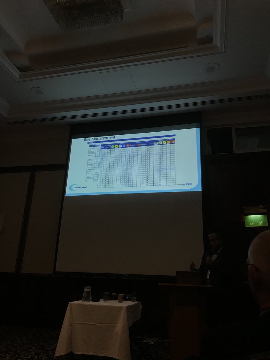 TamaraEveringt1's tweet photo. Nilesh from GDE UHS demonstrating at interop how ewhiteboards are helping with patient flow. HHFT ewhiteboard platform modelled on theirs released today for pilot. Thank you Nilesh and team. 👏@HHFTDigitalCare @UHSDigital https://t.co/V33xgKdTqf