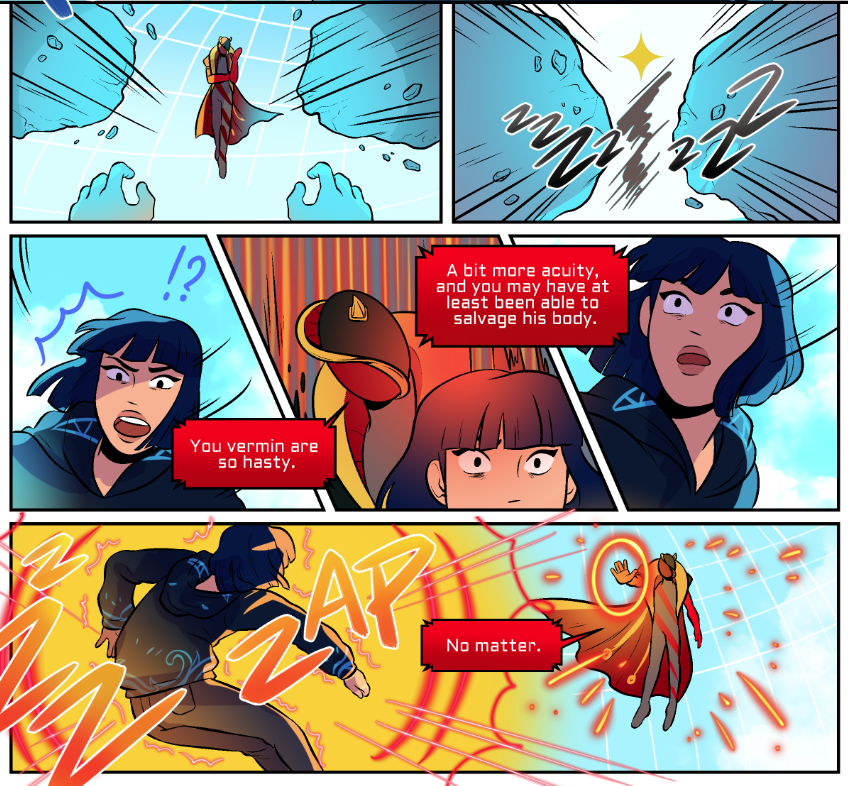 The Seer talks way too much trash! 😲 😑 😤 https://t.co/ZAzQn4FEOh #comics #badguy