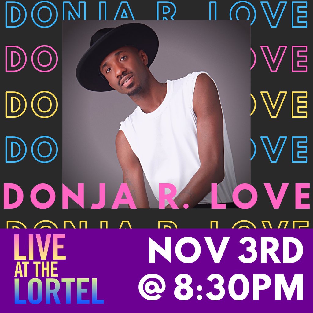 Don't miss out on <a href="/TheNewGroupNYC/">The New Group</a>'s #oneintwo playwright @donjarlove at Live at the Lortel on Nov 3rd at 8:30PM! Hear more about his life as an Afro-Queer playwright and his works by getting your FREE tickets at ci.ovationtix.com/32405/producti…