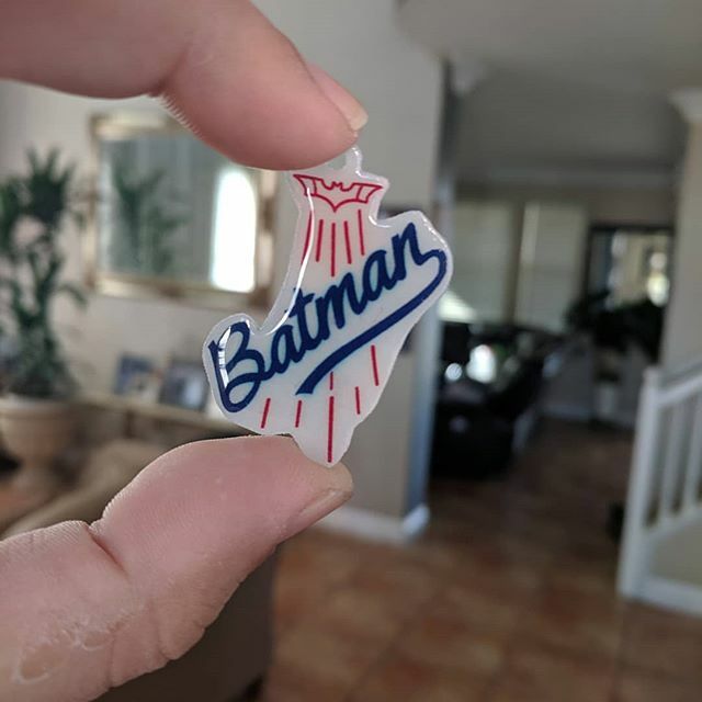 _oddfun's tweet photo. They are finally ready! We will have them on our etsy by this weekend! #pins #charms #keychains #batman #dccomics #dodgers #baseball https://t.co/DKroTrI7cs https://t.co/eFpvXeYmfy