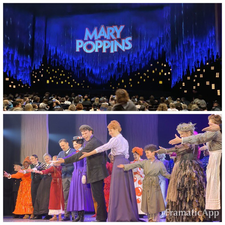Stupendous 1st Preview of <a href="/MaryPoppins/">Mary Poppins Musical</a> tonight! I adore this cast! Bravo and love to everyone who has worked so hard to get us to this point... it paid off! 🌂👜 ❤️ Mary P has well and truly returned!! #MaryPoppins