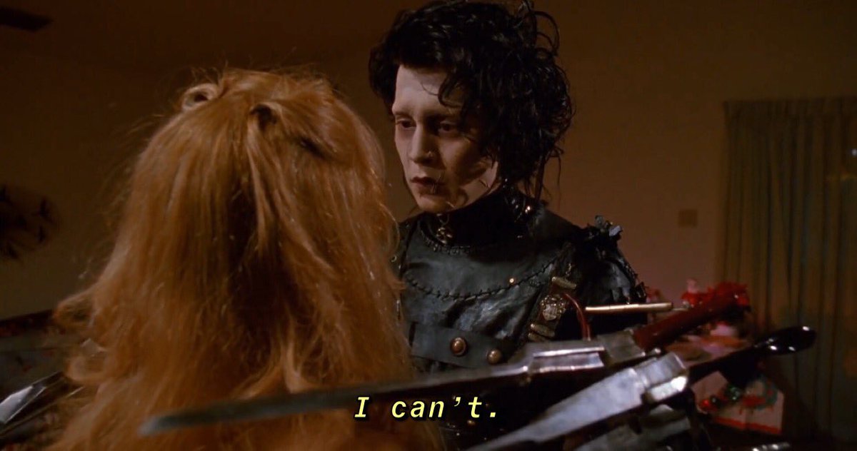 HorrorAddictX's tweet photo. Edward Scissorhands | 1990 https://t.co/EnkrMQm8NR