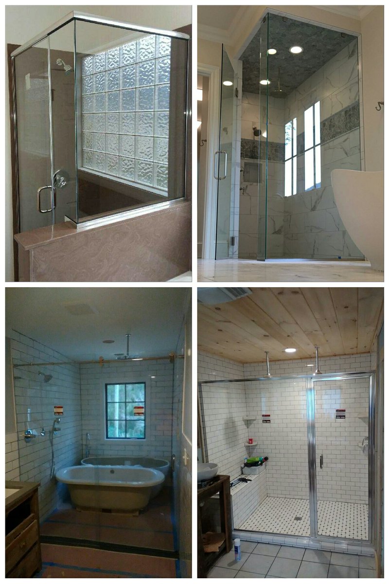 BTglass1960's tweet photo. The possibilities are endless to show off your shower with a glass enclosure. #brittandtilsonglass #asheville #showerenclosure #WNCshowerdoor #showerdoor #glassshower #customshower #glass #shower #framelessshowers #heavyglass https://t.co/7loZZKkUFf