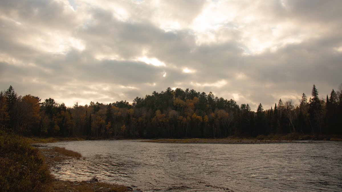marykkeown's tweet photo. The #sky at #TheElbow, along the #SpanishRiver, was magical on Sunday. The #sun emerged from the #clouds just before #sunset and then they took on an almost #rosy hue. It sure was a dark drive home tho... https://t.co/OpckojHuI6