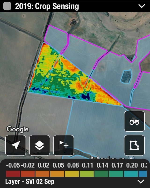 pctagcloud's tweet image. Did you know that from PCT Agcloud your SVI or NDVI can be going to My Operations App automatically. This one looks like the yield map. Warning - this doesnt always happen but this is an excellent example of when it does.