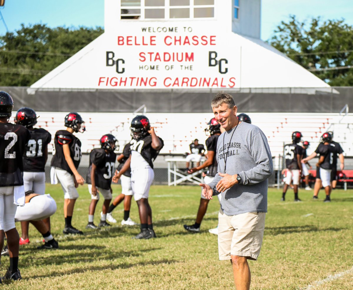Saints's tweet photo. The #Saints and the @NFLFoundation honor Coach Stephen Meyers from @BelleChasseHigh!

Because of his dedication to the school, the sport, and the team, Coach Meyers received a $1,000 check to put towards the Belle Chasse High School football program.

Congratulations! https://t.co/fGvRBZYAZW