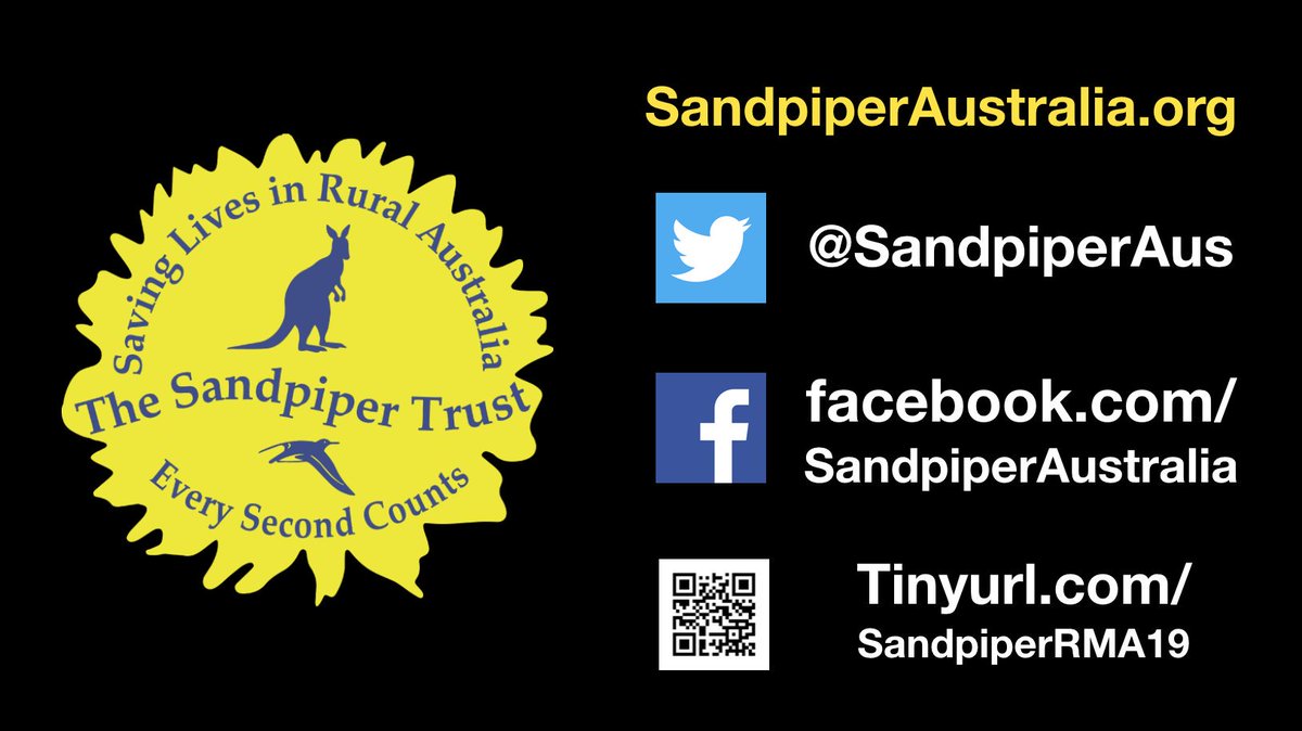 KangarooBeach's tweet photo. Coming to #RMA19 @acrrm @RuralDoctorsAus ?watch out for @JHRural @RuralHealthSA @kangaroobeach @SeanMutchmor with @SandpiperAus bags - promoting the @ACRRM PHaRM course &amp; @Sandpiper_Trust charity in Oz 

@KangarooBeach talking about Sandpiper Friday 2pm https://t.co/sUBdBWYwBf
