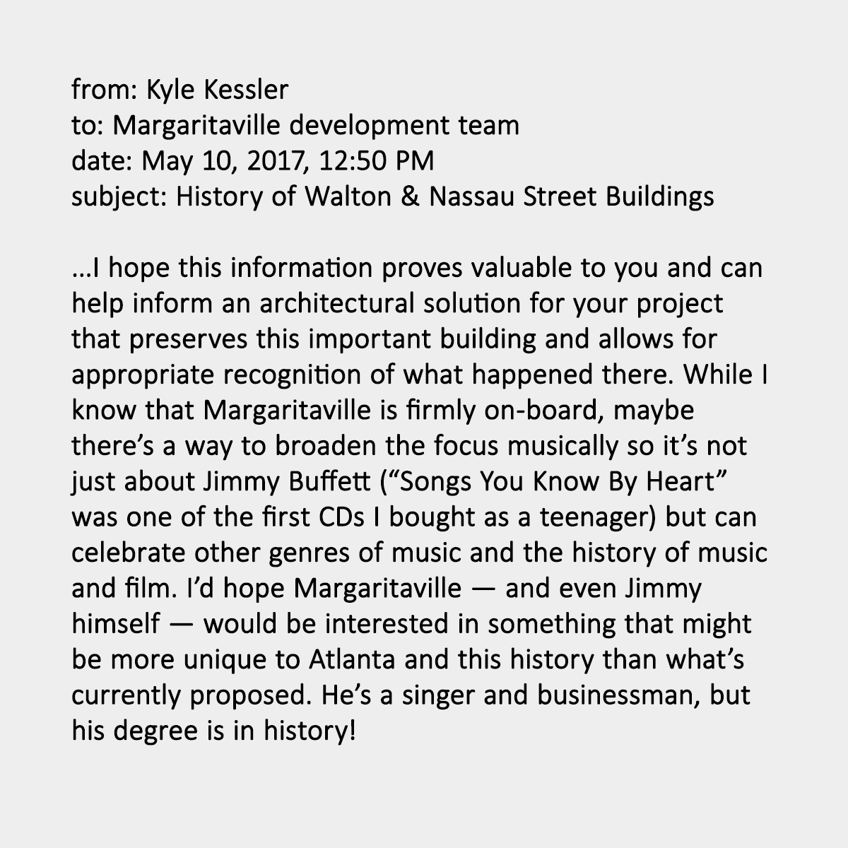 152Nassau's tweet photo. @Eli_403 @ThreadATL @Therealeveplumb No one here is trying to halt development. There are ways to handle @Margaritaville’s trash that don’t require the demolition of this historic multi-genre recording studio. (Neely Plumb was in a jazz band. Blues and gospel/spirituals were also recorded there.) https://t.co/jntVm2M96b