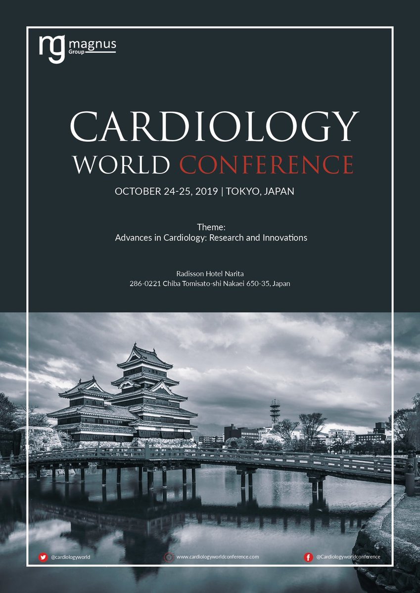 CardioEvent's tweet photo. #FewMoreHoursToGo!!
We are excited to announce that the @cardiologyworld, Japan will start in few hours.
You’re always going to encounter a learning curve when you learn something new. Attend #CWC2019 conference and learn new research works. #Delegates are most welcome. https://t.co/vELGXvkHmf