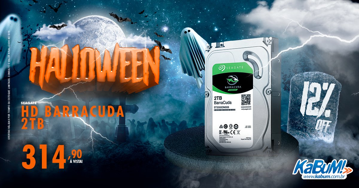 kabumcombr's tweet image. HD com 2TB de espaço para seus arquivos em sua máquina por apenas R$314,90. 📁✅

Corra que esta oferta possuí quantidade limitada ninjas! 😉

→ kabum/link/40/100916