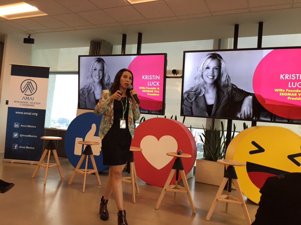 AmaiMexico's tweet photo. .@Maria_Barrera_M platicando la importancia de @WomenInResearch fundada por @kristinluck y su importancia para la inclusión de la mujer en el mercado laboral de nuestra industria #igualdadamai https://t.co/aRiaB7vwmx