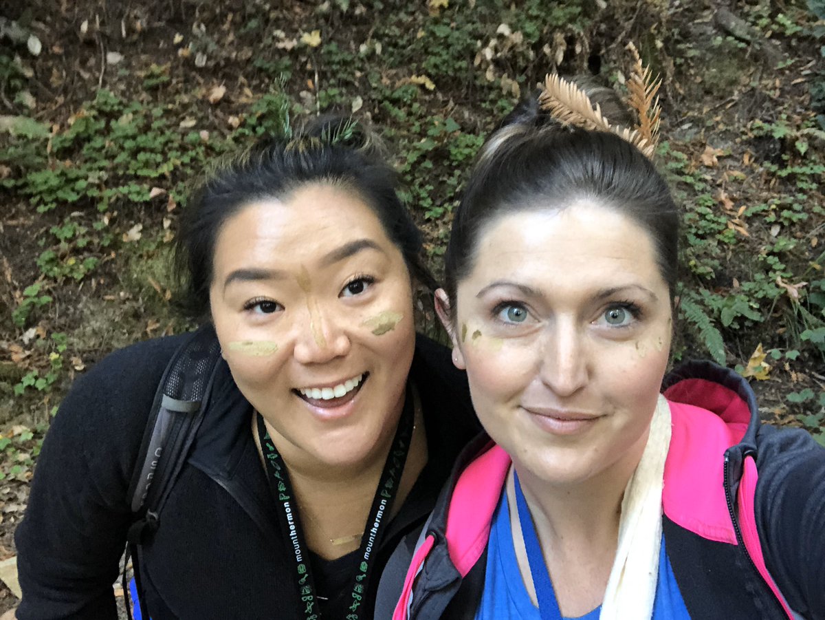 BVBockser's tweet photo. Creek hike! Painted our faces with mud. So fun! @BuenaVistaWCSD @BVsMsHa https://t.co/n92C7Tc680