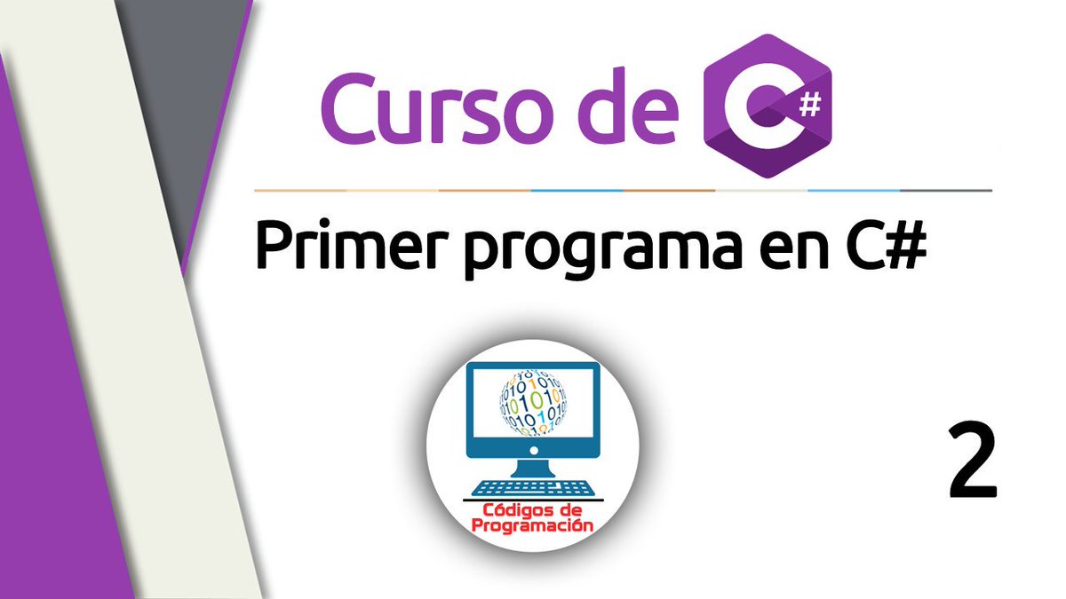 mroblesdev's tweet photo. #CursoCSharp Aprende a realizar tu primer programa en C#.
#CodigosdeProgramación Compartiendo el conocimiento
https://t.co/zXT64frjEl https://t.co/Pv2IvJPnKd