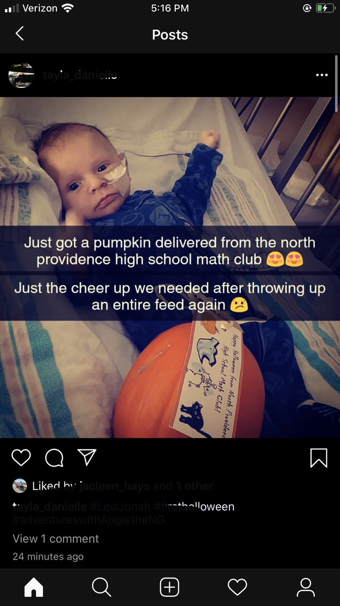 NPHS_TechEd's tweet image. Today the Math Club delivered pumpkins to a local hospital. It turns out that a friend of mine received that pumpkin for her son! She wanted me to share with y’all and the amazing Math Club adviser @MariaLBranco ! Maria thank you for all you do!