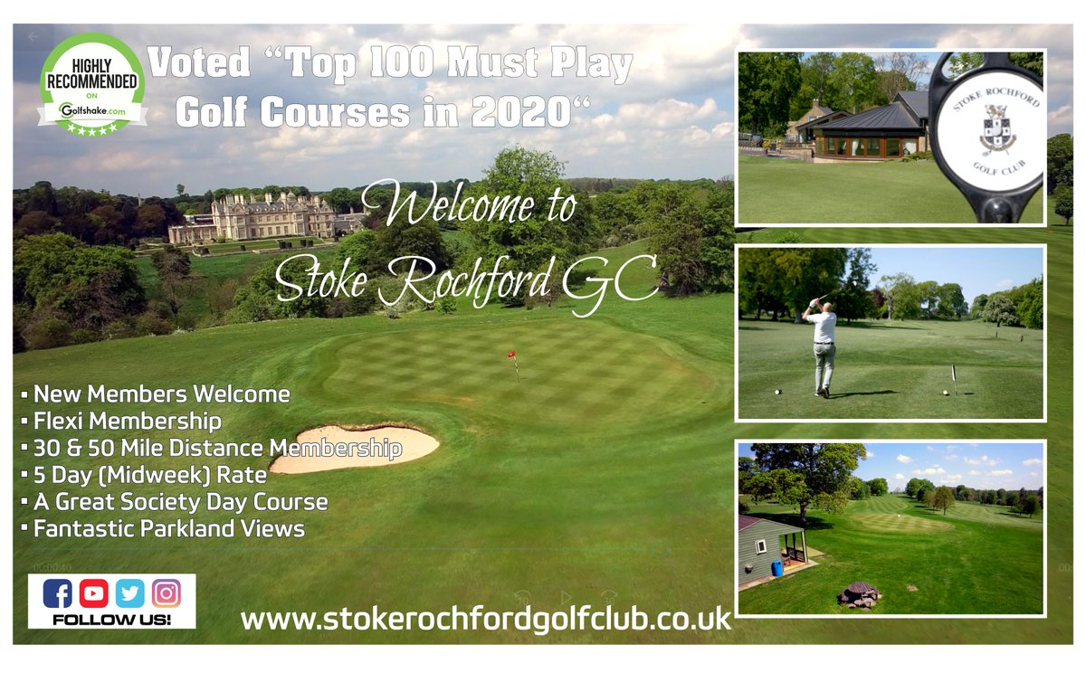 StokeRochfordGC's tweet photo. @StokeRochfordGC is now on the Top 100 Must Play Golf Course's in 2020. Awarded by @Golfshake and their Hundreds of thousands of independent reviews.
@StokeRochfordGC looks forward to welcoming New and Old Visitors to our Course.
https://t.co/8qWUp48lqS https://t.co/udBTKliPPz