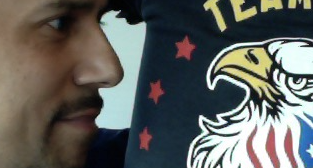 Bearded human staring at an eagle on a T-shirt thinking about TLS 1.2