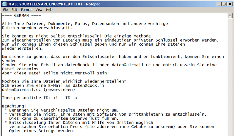 virusbtn's tweet photo. Bromium reports a malicious spam campaign targeting German organisations is spreading the Buran ransomware https://t.co/pBkG6D9zsS https://t.co/wXEeaW0NxW