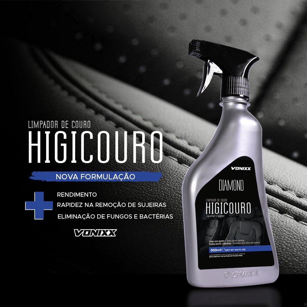 Chegou a evolução da limpeza dos couros! 🤩🚘 O novo Higicouro é superior em agilidade, remoção de bactérias e rende muito mais. Saiba mais sobre o produto: bit.ly/2MGL8WT
