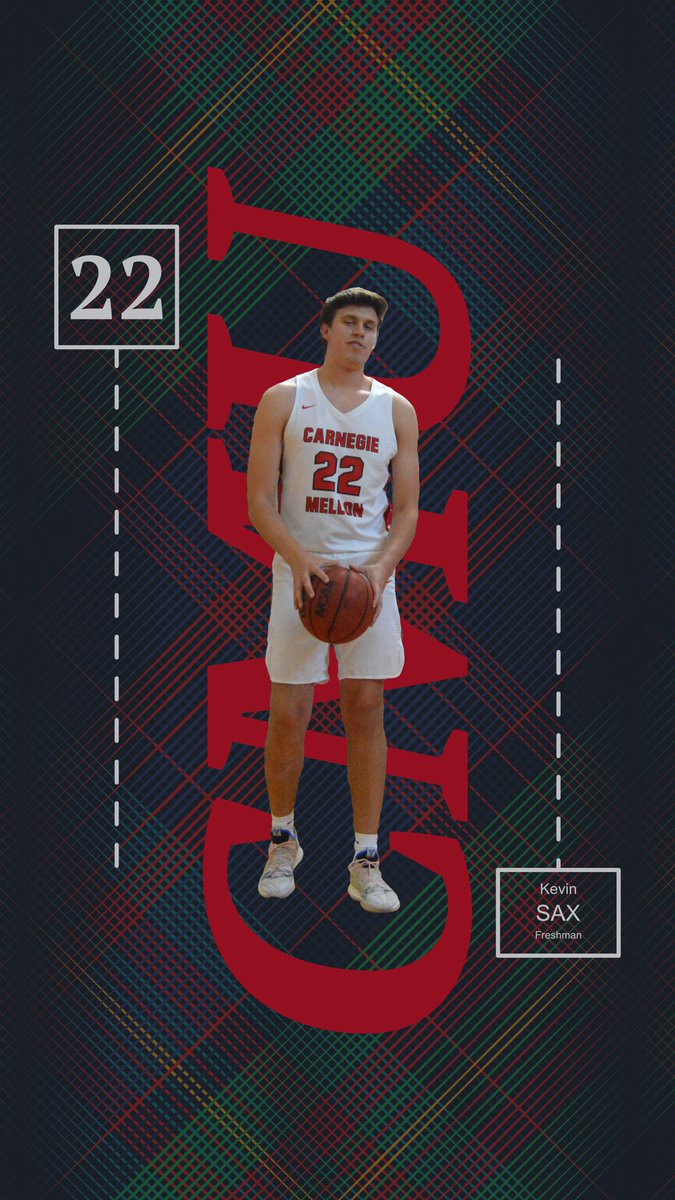 CMU_TartanHoops's tweet photo. Wrapping up our player intros is Freshman, Kevin Sax. Don’t tell the rest, but we definitely saved the best for last. #2️⃣2️⃣ #G2G #TartanProud https://t.co/DEicwC5LEH