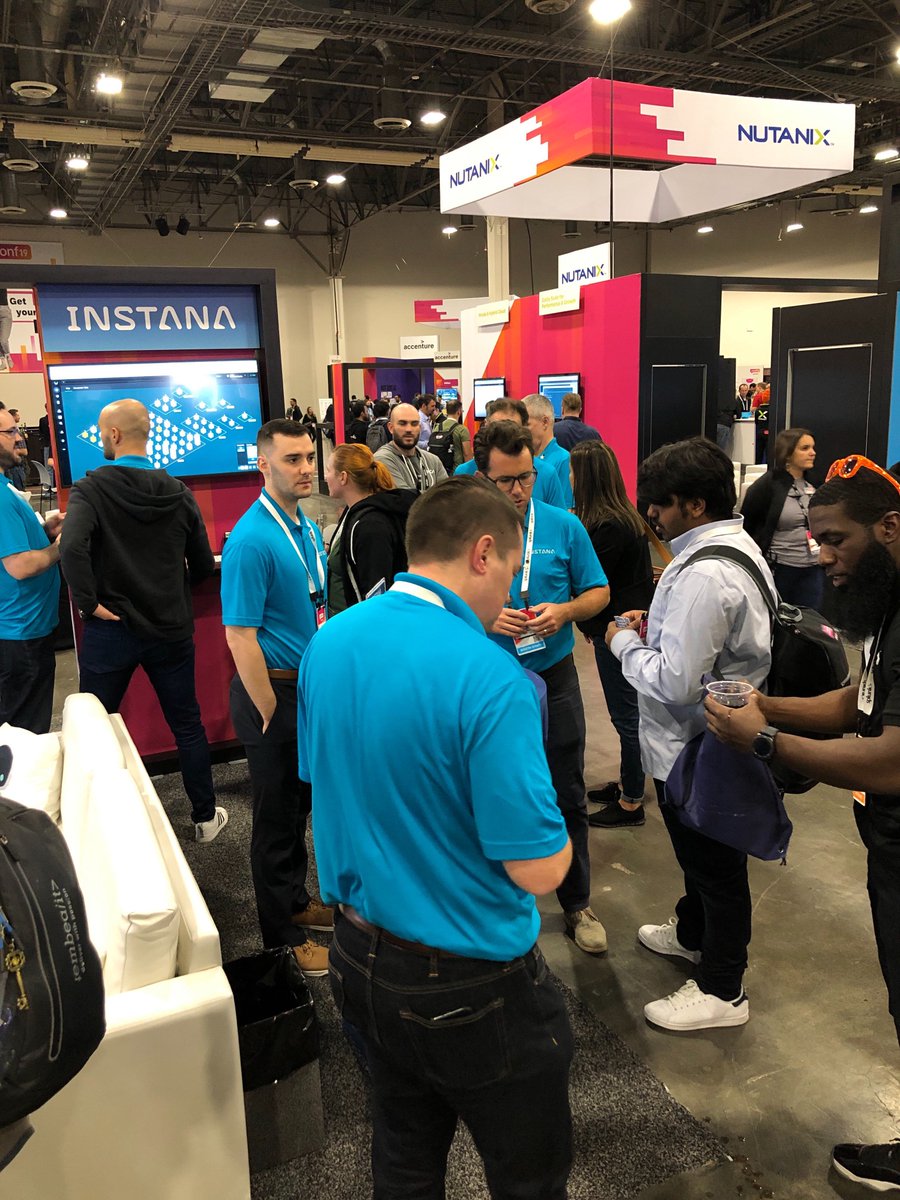 InstanaHQ's tweet photo. There's still time to get a demo of the best #APM tool for cloud-native microservice applications while you're at #splunk19! We've got demo's going until 7pm @ booth #112, and we're here all day tomorrow! #monitoring #morethanmonitoring https://t.co/VxVjBcqQLA