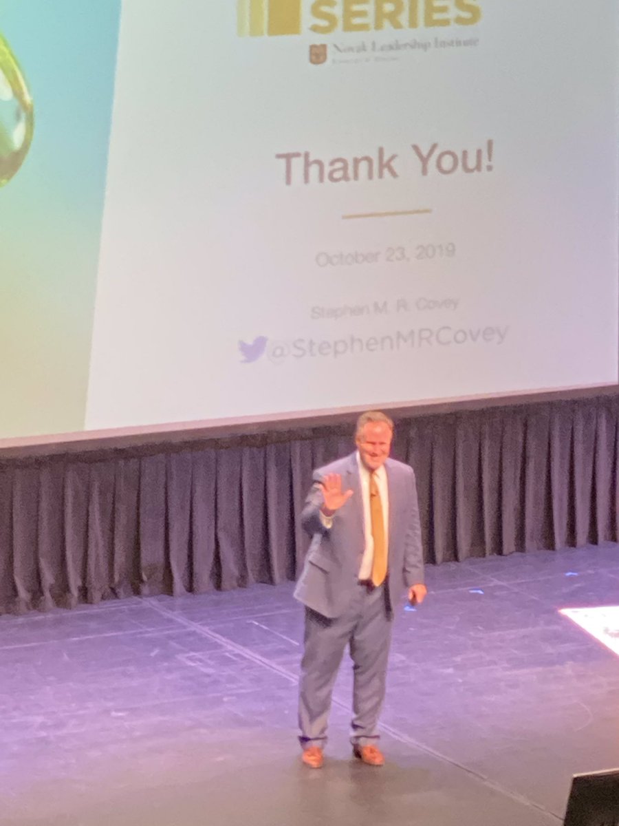 JJohnson_CPS's tweet photo. A great evening of Leadership with Stephen M.R. Covey. Thank you @novakleadership. #cpsbest #cps_IM https://t.co/pFaF6LyNJC