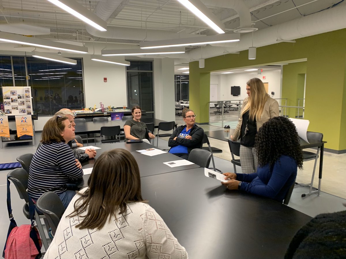 Parents of @NKC_SAGE Ss coming together in small learning groups.  #supportsystems #parentslearningtogether #NKCSAGEPride