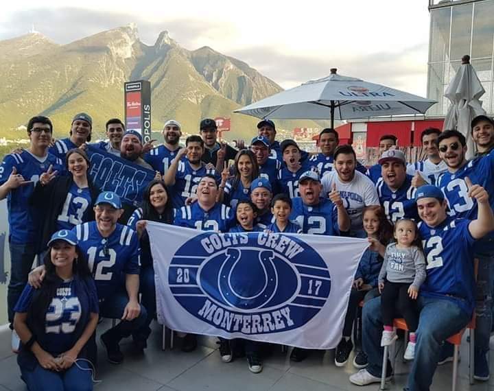 colts_crew_mty's tweet photo. Hi @PatMcAfeeShow, we are a group of fans in Monterrey, México. Since 2017 we are recognized from the team as the first ever booster club un México. Every game we cheer for the colts. We miss you and remember you everytime buddy. Could you please give us a RT? Thank you!! https://t.co/X2TWDdMXcD