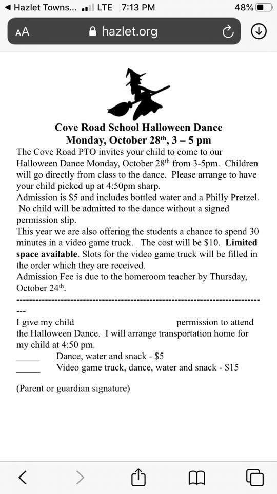 Don’t forget to send in your dance forms!