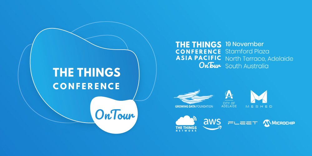 18-19 November 2019 sees one of the Worlds’ IoT leading experts Johan Stokking travel to #Adelaide, South Australia for the first Asia Pacific "The Things Conference".

Full details of program now available: thethingsnetwork.org.au #lorawan #thethingsnetwork #IoT #openinnovation