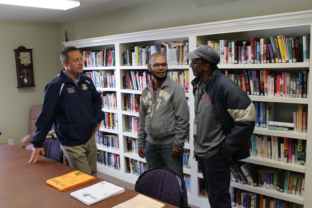 Thank you, State Representative <a href="/jpsredzinski/">JP Sredzinski</a>, for joining us in the annual #TakeYourLegislatorToWorkDay and meeting Hadi at #NunnawaukMeadows where he volunteers part-time!

Photos courtesy of Rep Sredzinski.
#AbilityBeyond #TYLTWD