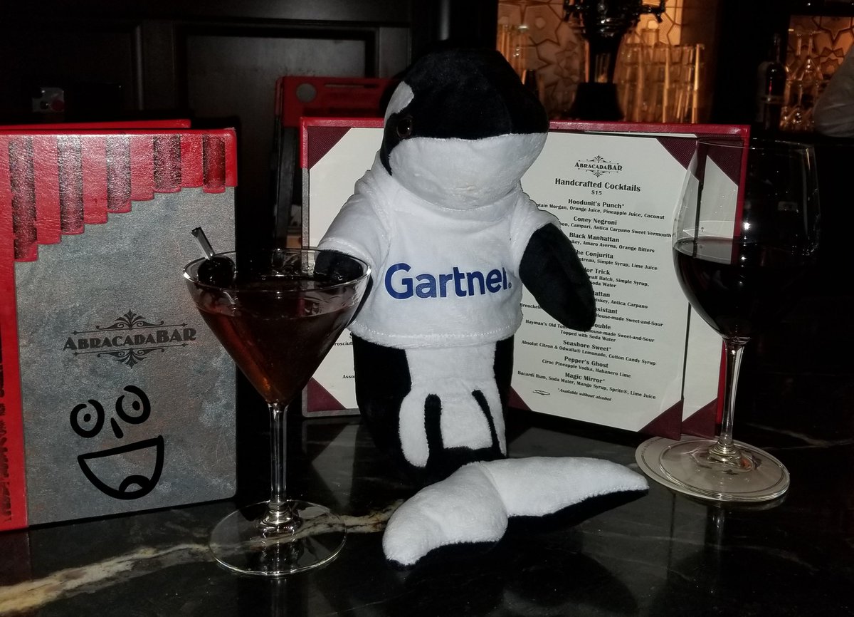 dmoleary's tweet photo. #whatsyourwhaledoing ??  at Abracadabra @Gartner_SYM https://t.co/qSZuTstLR0