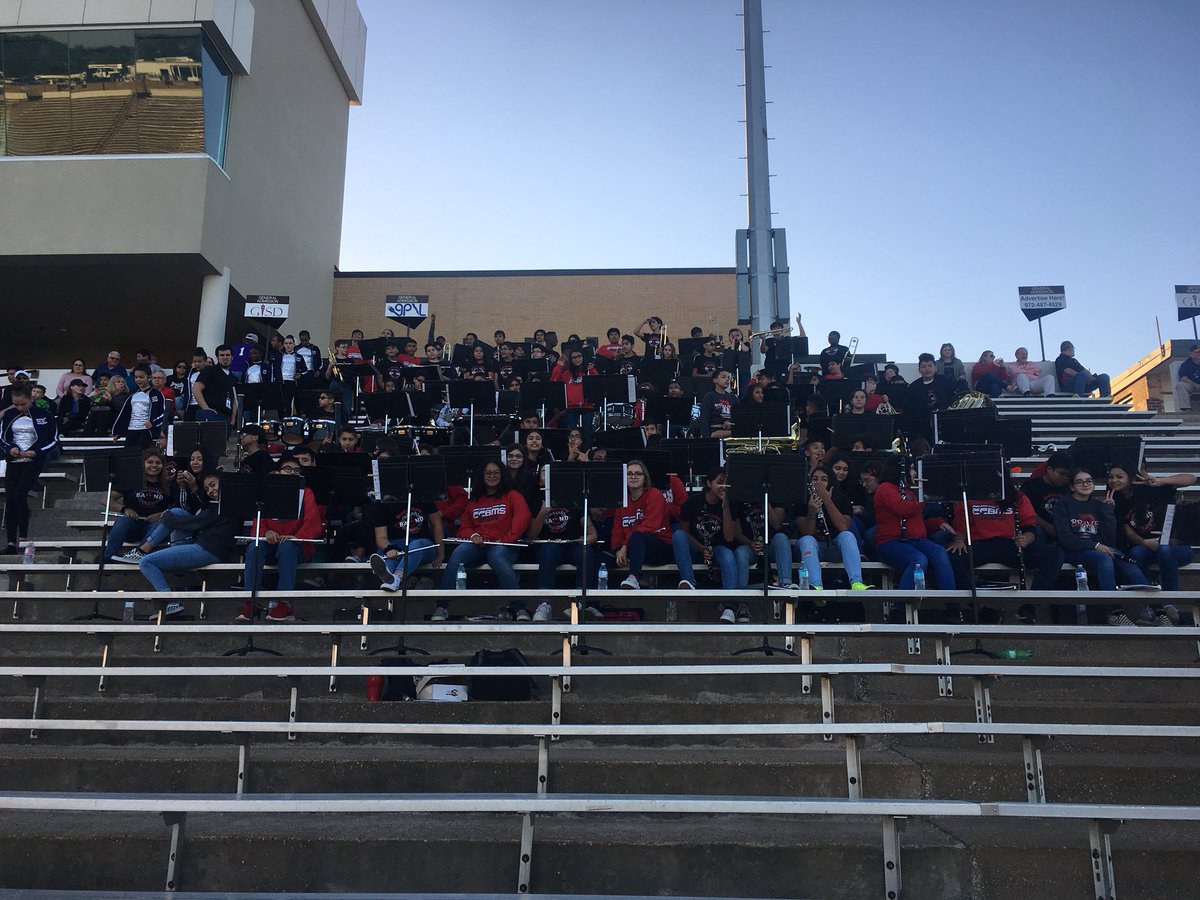 The Brandenburg Band band had a great time and sounded fantastic supporting the Brandenburg Braves Football Team in their big win Tuesday night.  Go Braves!