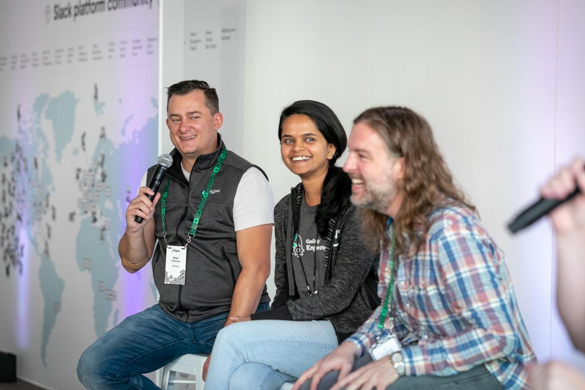 SlackAPI's tweet photo. That’s a wrap for Spec 2019! Learn more about the Slack app toolkit – and get your hands on the keyboard – in an upcoming series of live, online sessions. Join us: https://t.co/qpAFbdoWn2 #SpecBuilds https://t.co/cehXp40gCM