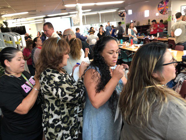 Talking behind your back at our faculty meeting. #SYHS #Cougars #SEL #SchoolCulture #SUHSD #SelfCare #WordsofAffirmation